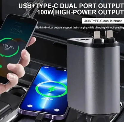 DTN | Retractable Car Charger