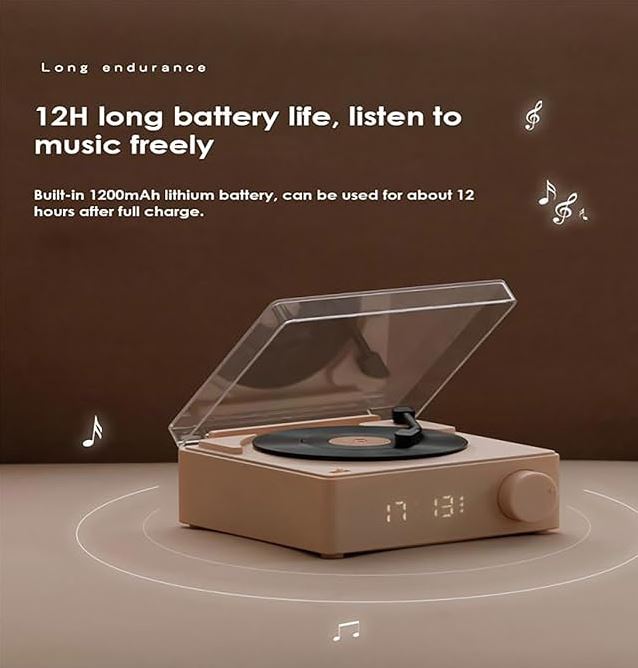 Colsur | Record Player Bluetooth Speaker